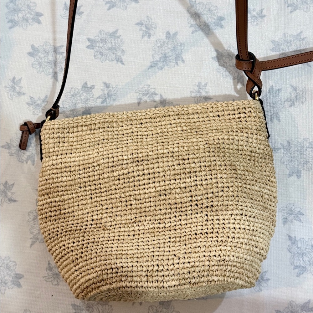 Loewe Slit Pochette Raffia Crossbody Bag - Picture 8 of 10